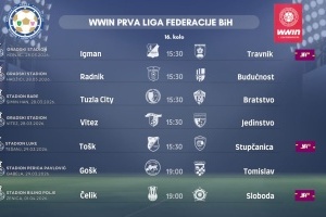 Službena lica 8. kola Prve ženske lige Federacije BiH