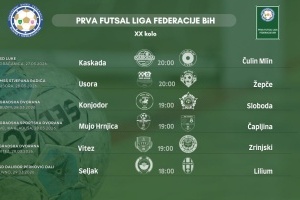 Službena lica 8. kola Prve ženske lige Federacije BiH