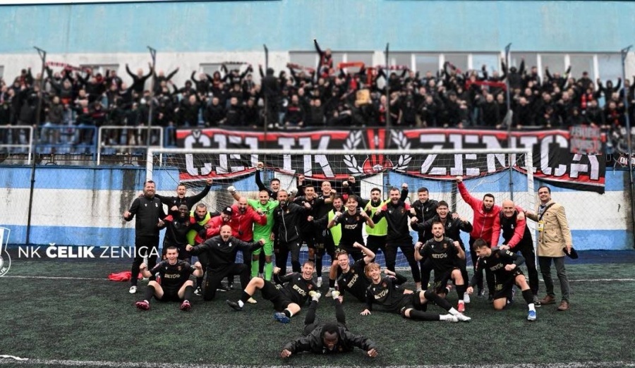 NK Čelik Zenica prvak WWIN Prve lige Federacije BiH