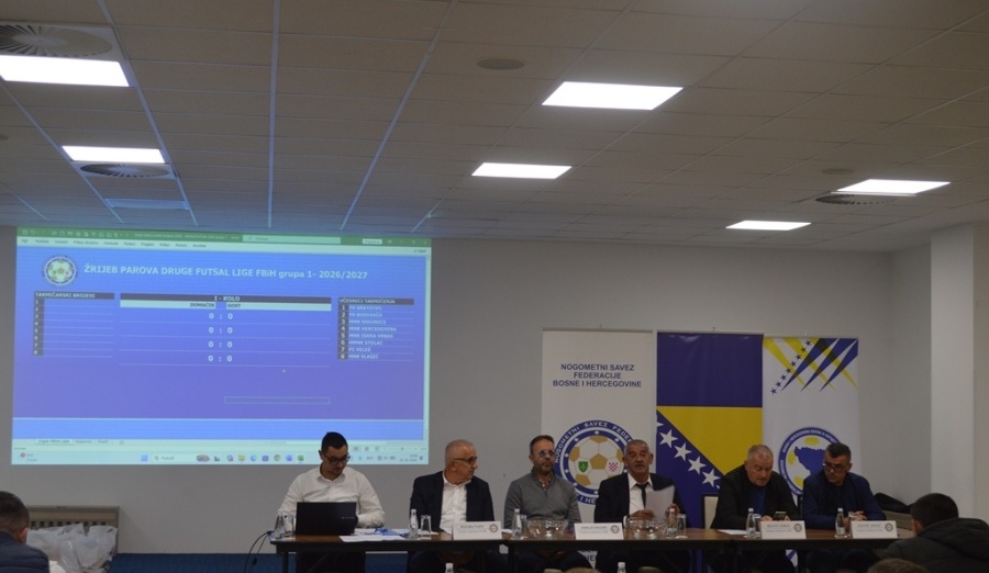 Izvršeno žrijebanje takmičarskih brojeva Druge futsal lige FBiH